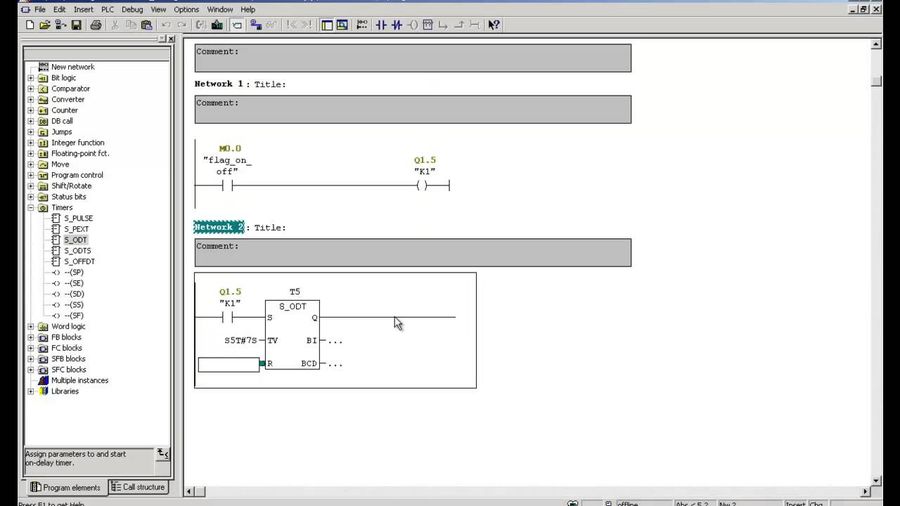Programmation automate Siemens